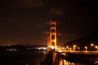 SF Golden Gate Bridge at night
